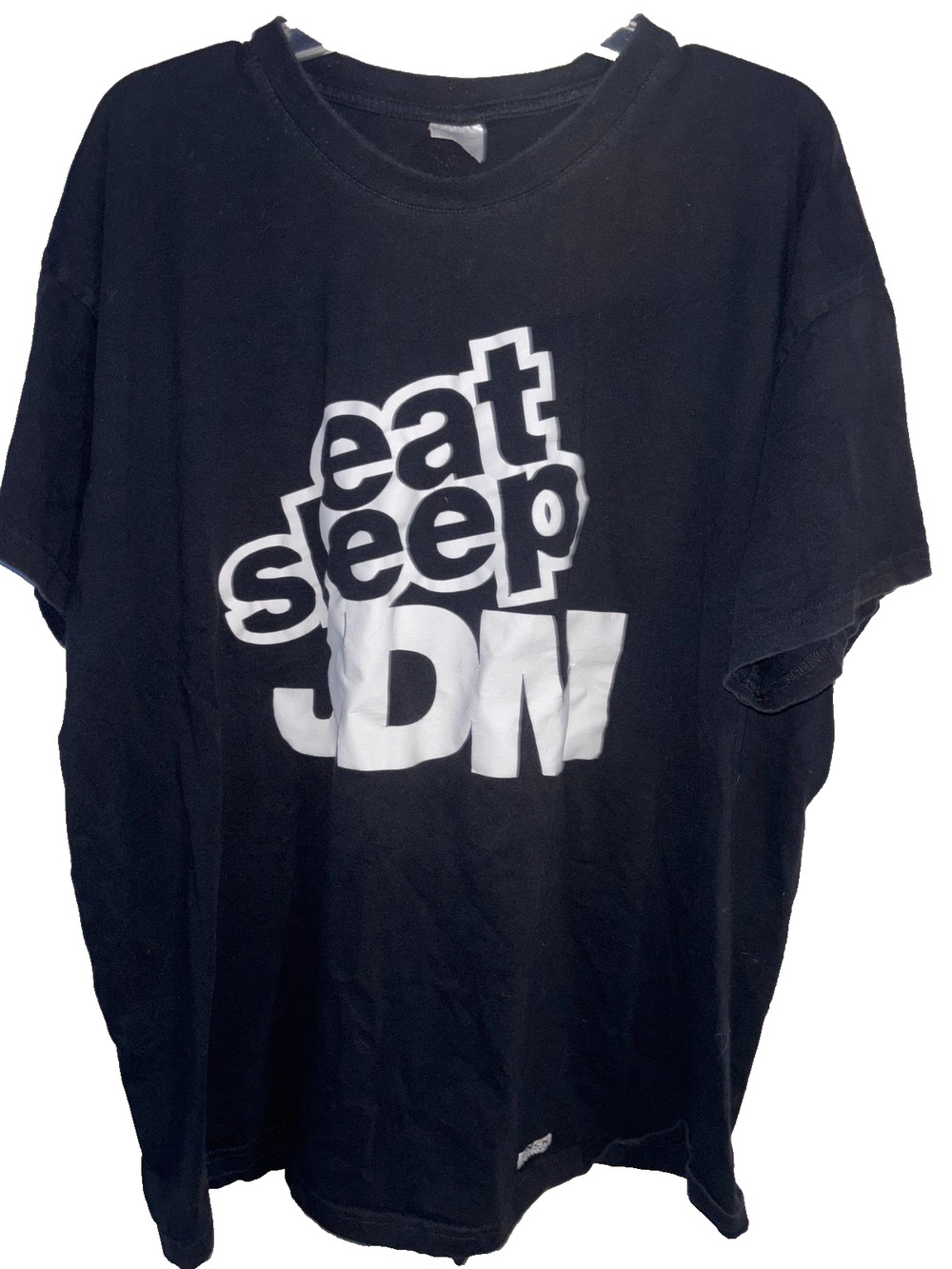 B&C Collection T Shirt Mens XXXL Black Graphic Short Sleeve Eat Sleep JDM Tee